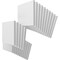Ekena Millwork 11 3/4W x 11 3/4H x 1T PVC Hobby Boards, Unfinished, 25PK HBP12X12X100DUN - alternate 3
